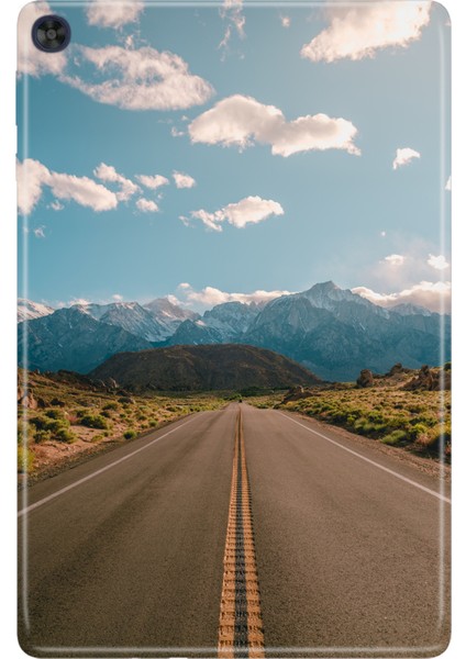 Huawei Matepad T10S-4 10.1" Kılıf Tablet Için Desenli Silikon Kapak - California