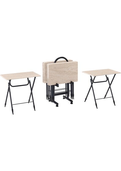 Hanedan Boyalı 6'lı Çanta Sehpa fiyatları