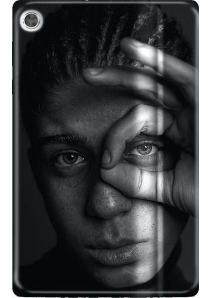 Lenovo Tab M10 TB-X306F Gen.2 Kılıf Tablet Için Desenli Silikon Kapak - Gizli Bakış