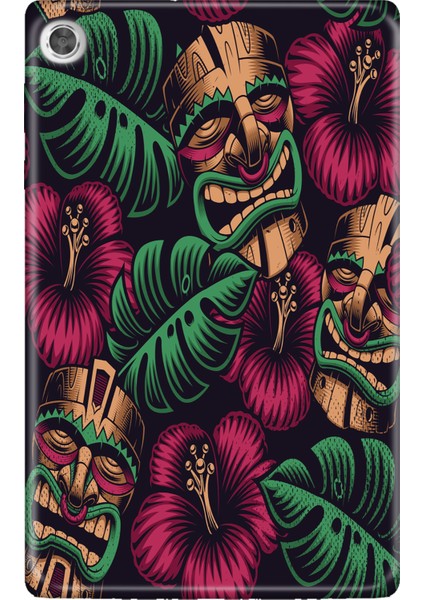 Lenovo Tab M10 TB-X306F Gen.2 Kılıf Tablet Için Desenli Silikon Kapak - Kabile