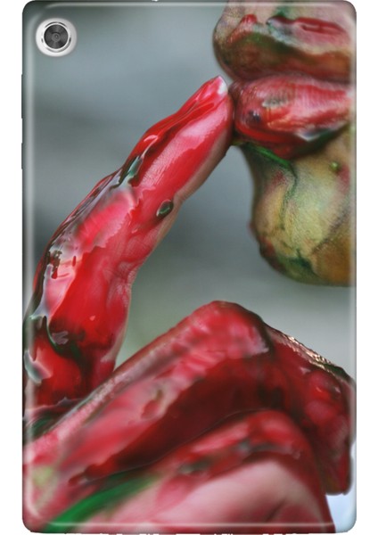 Lenovo M10+ Plus TB-X606F Kılıf Tablet Için Desenli Silikon Kapak - Kanayan