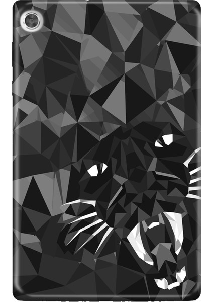 Lenovo M10+ Plus TB-X606F Kılıf Tablet Için Desenli Silikon Kapak - Kaplan Prizma