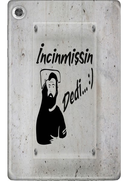 Lenovo M10+ Plus TB-X606F Kılıf Tablet Için Desenli Silikon Kapak - Incinmissin