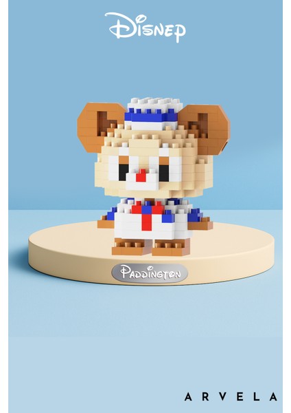 Bricks Mini Blocks Paddington Ayı Figürü – Koleksiyonluk Dekoratif Yapım Oyuncağı