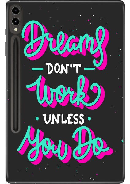 Samsung Galaxy Tab S9+ Plus SM-X810 12.4" Kılıf Tablet Için Desenli Silikon Kapak - Mottodreams