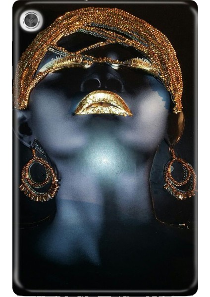 Lenovo Tab M10 TB-X306F Gen.2 Kılıf Tablet Için Desenli Silikon Kapak - Ikon Kadın