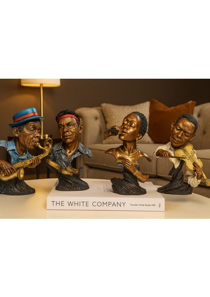 Dekoratif 4'lü Çalgıcı ve Müzisyen Set fiyatları