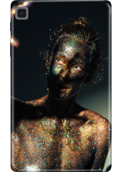 Samsung Galaxy Tab S6 Lite SM-P610 10.4" Kılıf Tablet Için Desenli Silikon Kapak - Sim Tema