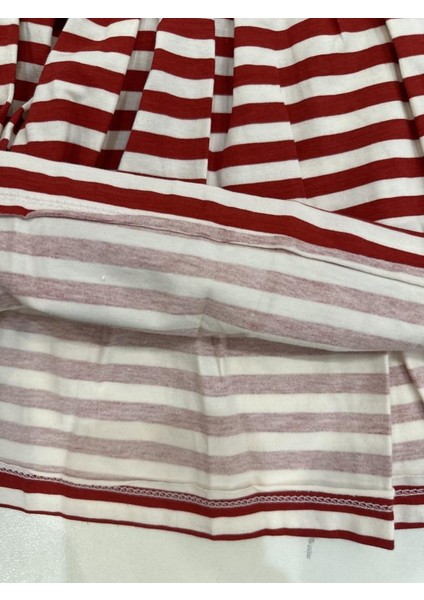 Kız Çocuk Noel Temalı Kapüşonlu Elbise – Çizgili Etekli, Fiyonklu 9532 fırsatları