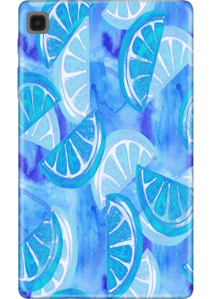 Samsung Galaxy Tab S5E SM-T720 10.5" Kılıf Tablet Için Desenli Silikon Kapak - Melon