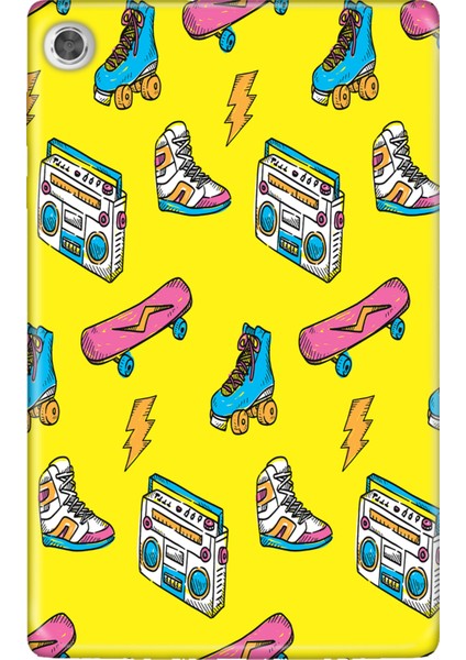 Lenovo Tab M10 TB-X306F Gen.2 Kılıf Tablet Için Desenli Silikon Kapak - Kay Kay