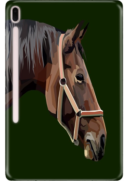 Samsung Galaxy Tab S7-Fe Lte SM-T737 Kılıf Tablet Için Desenli Silikon Kapak - Popart At