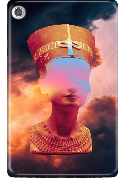 Lenovo M10+ Plus TB-X606F Kılıf Tablet Için Desenli Silikon Kapak - Tanrıça Kadın