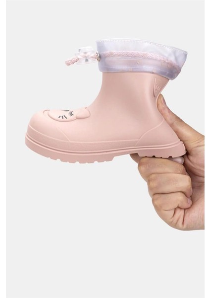 Mendi Gato Borreguito Kız Çocuk Içi Kürklü Yağmur Çizmesi - Soft Pembe CC334-197 modelleri