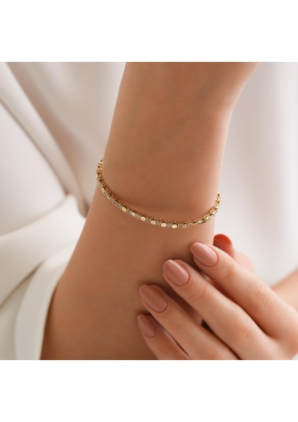 14 Ayar Taş Detaylı Bilezik fiyatları