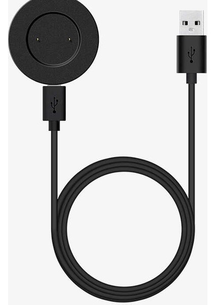 Siyah Huawei Gt2 46MM USB Şarj Kablosu