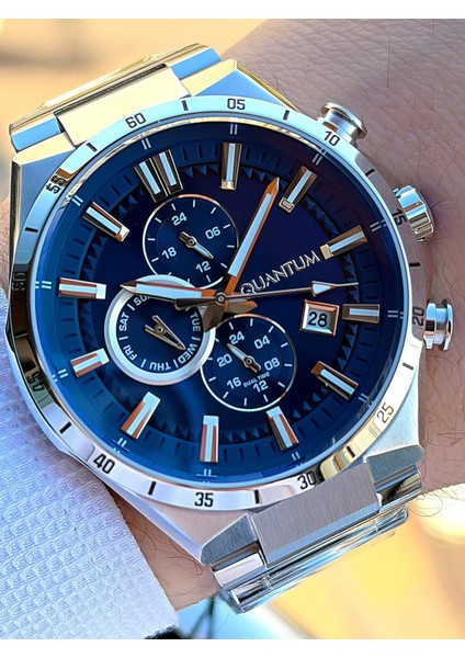 Çelik Kordon Italyan Bileklikli 10 Atm Suya Dayanıklı 2 Yıl Garantili Erkek Kol Saati EQ.360 fiyatları