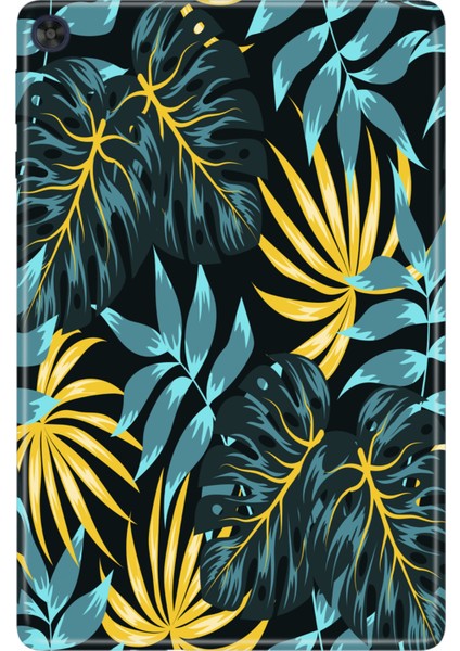 Huawei Matepad T10S-4 10.1" Kılıf Tablet Için Desenli Silikon Kapak - 3D Amazon Orman