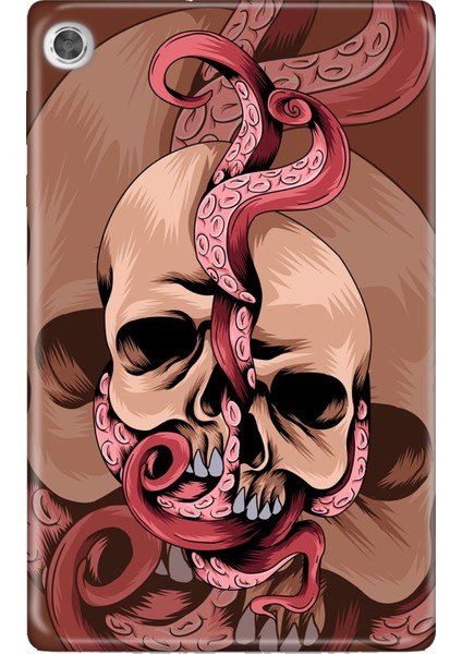 Lenovo Tab M10 TB-X306F Gen.2 Kılıf Tablet Için Desenli Silikon Kapak - Iskelet Fab