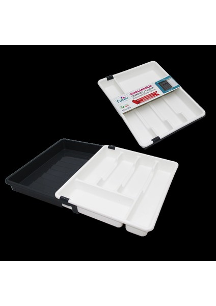 Kayar Kaşıklık Ayarlanabilir Çekmece Içi 48X28,5CM (5148)