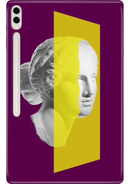 Samsung Galaxy Tab S8 Ultra SM-X900 14.6" Kılıf Tablet Için Desenli Silikon Kapak - Funkhuman