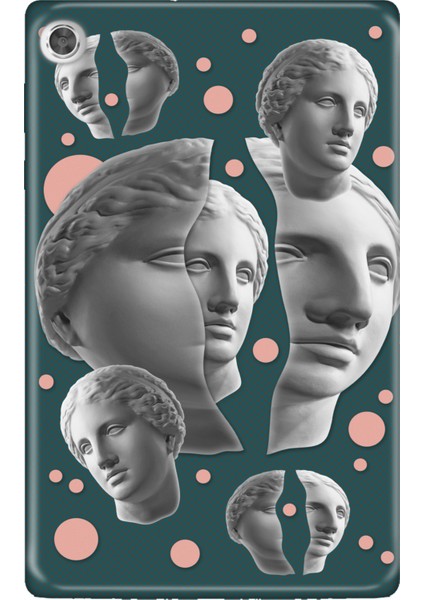 Lenovo M10+ Plus TB-X606F Kılıf Tablet Için Desenli Silikon Kapak - Art Poster