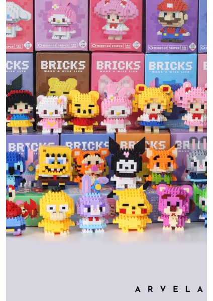 Bricks Süngerbob Mini Blocks Figürü – SpongeBob SquarePants Lisanslı Dekoratif Blok Oyuncak fiyatları