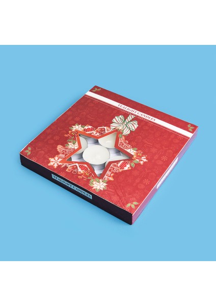 50'li Tealight Mum - Beyaz - 3,8 cm