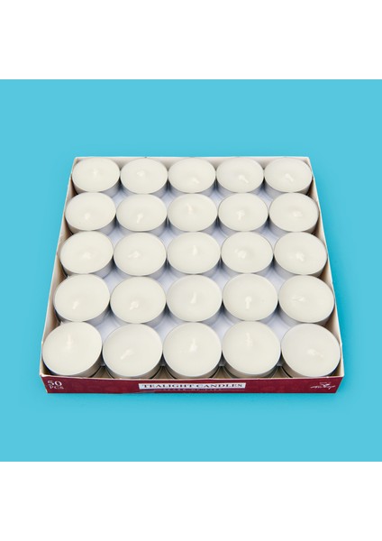 50'li Tealight Mum - Beyaz - 3,8 cm fiyatları