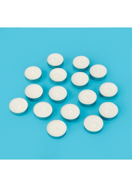 50'li Tealight Mum - Beyaz - 3,8 cm modelleri