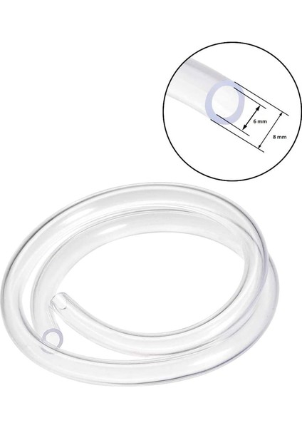 Gıda Uyumlu Silikon Şarjlı Damacana Su Pompası Hortumu 55CM - 6x8 (Iç Çap: 6 Mm) (Dış Çap: 8 Mm) -BPA Içermez fiyatları