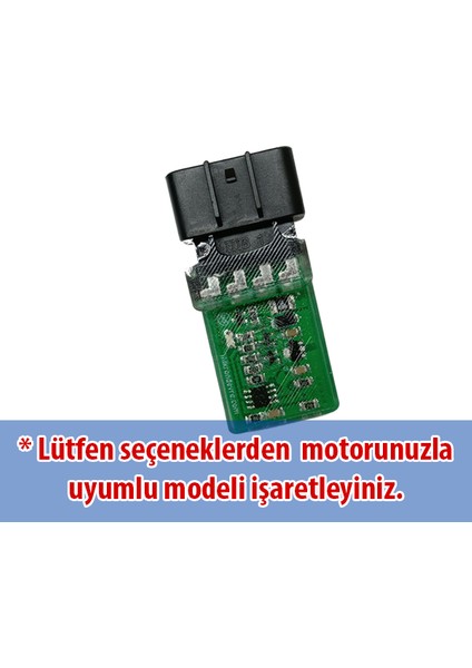 Qjmotor Uyumlu 13 Modlu Stop Çakar Modülü Uçak Kanadı Orijinal Soket F1 Stil Çakarlı Stop Devresi fırsatları