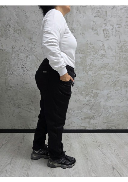 BYN-15000-BATTAL Beden Bayan Lastikli Pantolon fiyatları