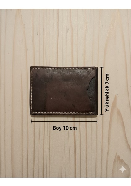 Hakiki Deri Katlanır Cüzdan Kartlık modelleri