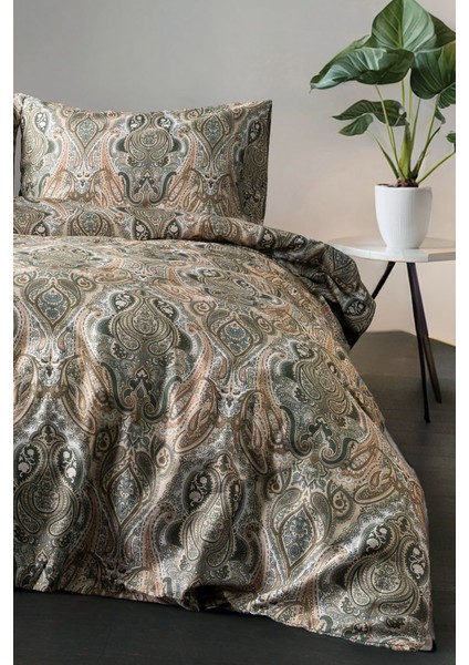 Bellora Premium %100 Pamuk Saten Çift Kişilik Nevresim Takımı - Y