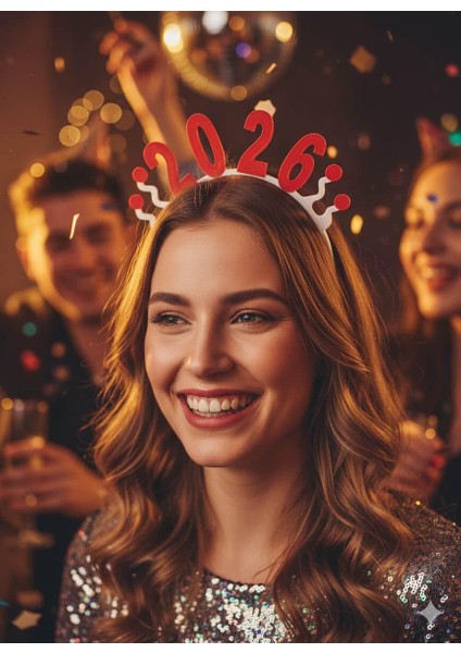 Yılbaşı Taç 2 Adet -2026YILBAŞI Tacı -Taç - Çoçuk Vebüyükleri Için Uygun