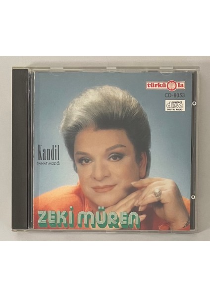 Zeki Müren Kandil CD (Orijinal 1991 Dönem Türküola 8053 Alman Baskı Cd)