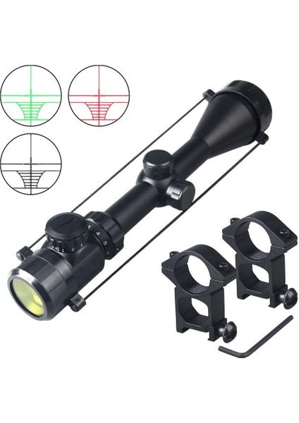 3-9X50 Zoomlu Keskin Nişancı Dürbünü Kırmızı, Yeşil Işık Çelik Gövde ( Lisinya ) fiyatları