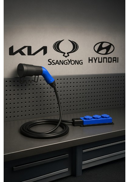Elektrikli Araçlardan Güç Alın: V2L 3'lü Uzatma Priz Adaptör Hyundai-Kia-Sangyong