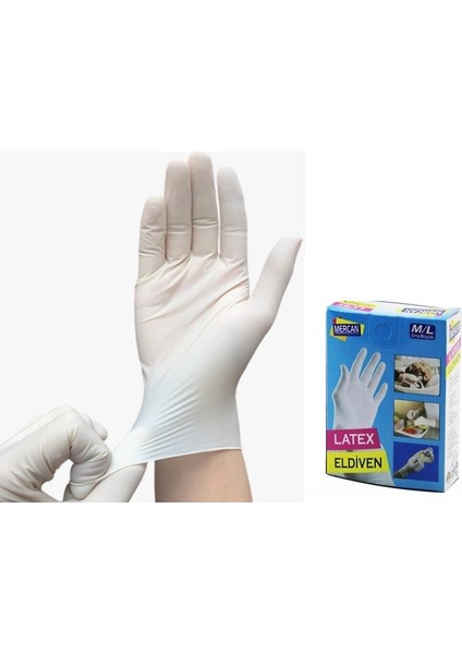 Eldiven Latex Eldiven Muayene Eldiveni M/l