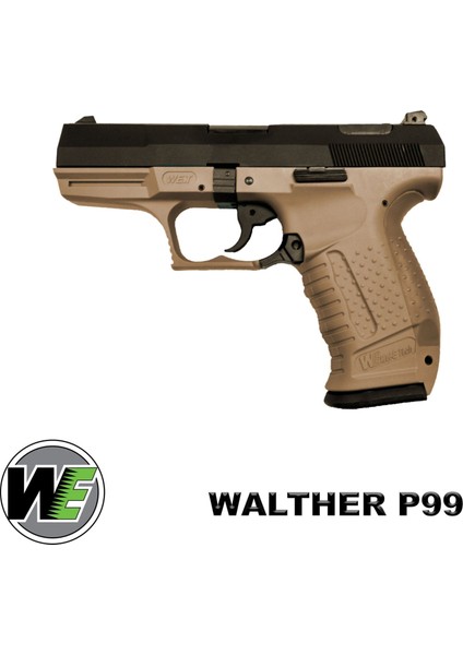 Airsoft Tabanca We Walther P99 Siyah/tan WE-PX001-TAN