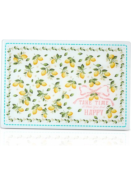 Limone Cam Kesme Tahtası 20X30 cm modelleri