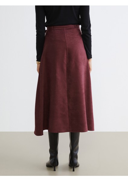 Beli Kemerli Süet Etek fırsatları