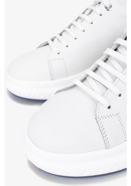 Erkek Hakiki Deri Beyaz Casual Ayakkabı 698 1225-7 Erk Ayk SK25-26 Beyaz Dr modelleri