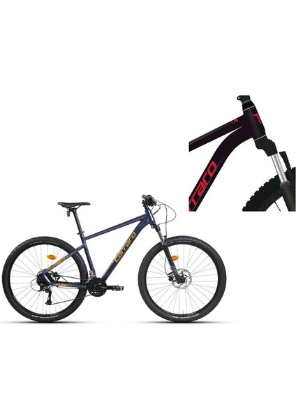 Crx 924 Erkek Dağ Bisikleti 480H Hd 29 Jant 24 Vites Karanlık Mor Kırmızı