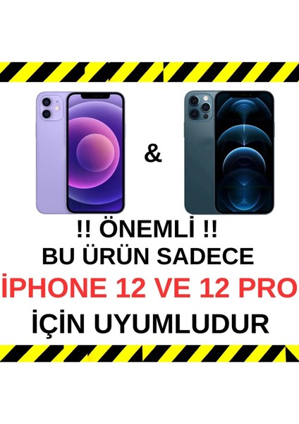 Iphone 12 & Iphone 12 Pro Uyumlu Desenli Şeffaf Silikon Kılıf fırsatları