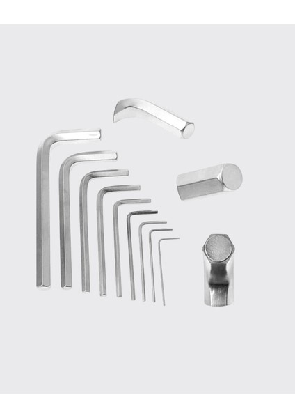 9 Parça Alyan Anahtar Seti Bisiklet Mobilya ve Otomotiv Uyumlu fiyatları