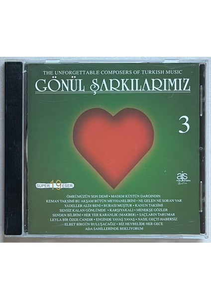 Gönül Şarkılarımız 3 CD (Orijinal Dönem Baskı Cd)