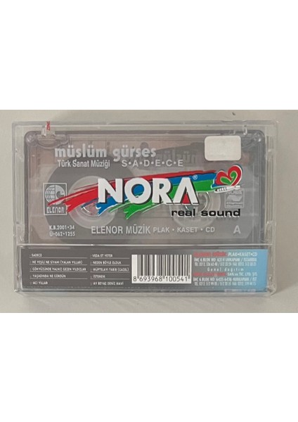 Müslüm Gürses Sadece Türk Sanat Müziği Kaset (Jelatininde Sıfır Orijinal Dönem Baskı Kaset) fiyatları