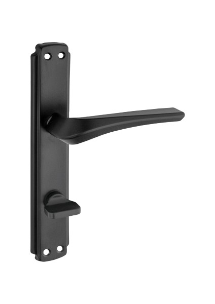 Venüs Kol Aynalı Siyah Wc Kapı Kolu